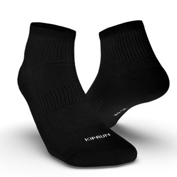 Decathlon Kiprun 3'lü Paket Run100 Siyah Çorap