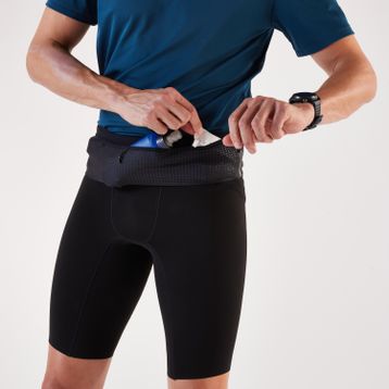 Decathlon Kiprun Siyah Matara Gözlü Koşu Bel Çantası