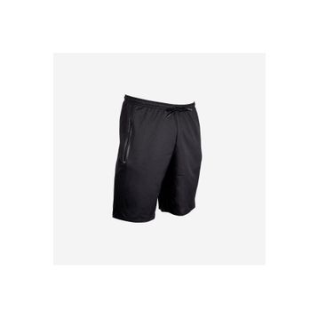 Decathlon Kipsta Siyah Viralto Fermuarlı Yetişkin Futbol Şortu