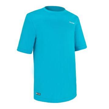 Decathlon Olaian Water Uv Korumalı Kısa Kollu Mavi Çocuk T-shirt