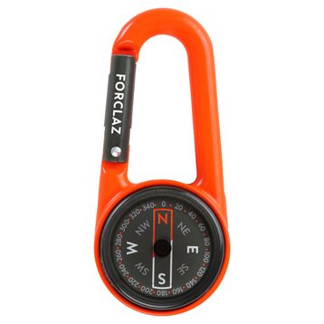 Decathlon Oryantiring Compact 50 Siyah Karabinalı Pusula