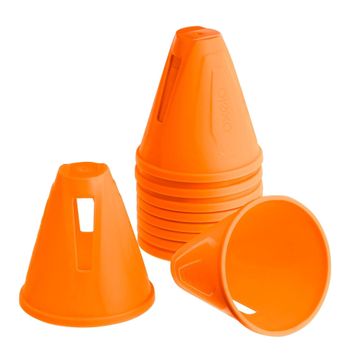 Decathlon Oxelo 10'lu Turuncu Slalom Konisi