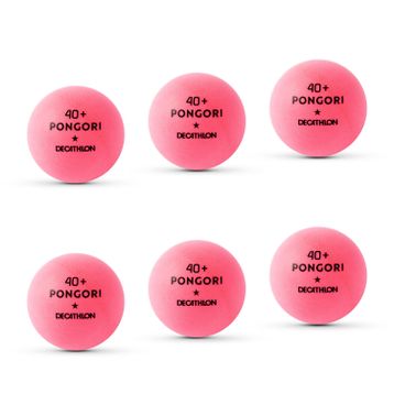 Decathlon Pongori TTB 100 6 Adet Pembe Masa Tenisi Topu