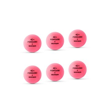 Decathlon Pongori TTB 100 6 Adet Pembe Masa Tenisi Topu