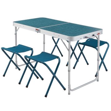Decathlon Quechua 4 Tabureli 4 6 Kişilik Katlanır Kamp Masası