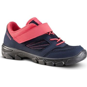 Decathlon Quechua Mavi Pembe 24 34 MH100 Çocuk Cırt Cırtlı Doğa Yürüyüşü Ayakkabısı