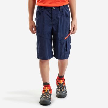 Decathlon Quechua MH500 Lacivert Çocuk Outdoor Şort