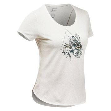 Decathlon Quechua NH-500 Beyaz Kadın Outdoor T-Shirt