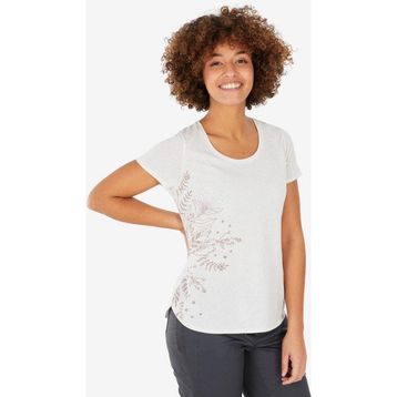 Decathlon Quechua NH-500 Beyaz Kadın Outdoor T-Shirt