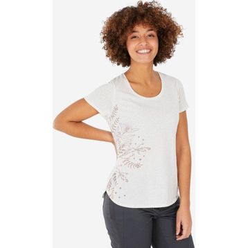 Decathlon Quechua NH-500 Beyaz Kadın Outdoor T-Shirt