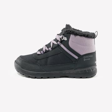 Decathlon Quechua SH100 Su Geçirmez Pembe Cırt Cırtlı Outdoor Unisex Çocuk Kar Botu