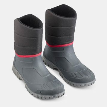 Decathlon Quechua SH100 X-Warm Gri Siyah Erkek Kar Botu