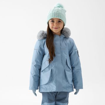 Decathlon Quechua SH500 Mountain Mavi Çocuk Outdoor Kışlık Mont