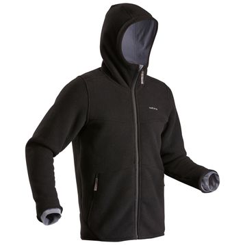 Decathlon Quechua SH500 Siyah Erkek Sıcak Tutan Outdoor Polar Mont