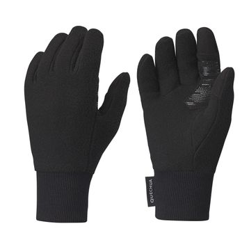 Decathlon Quechua Siyah Sh100 X Warm Çocuk Polar Eldiven
