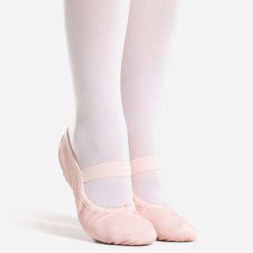 Decathlon Starever Demi-Pointes Dans Pembe Deri Bale Ayakkabısı