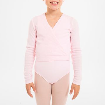 Decathlon Starever Kız Çocuk Bale Çapraz Pembe Hırka