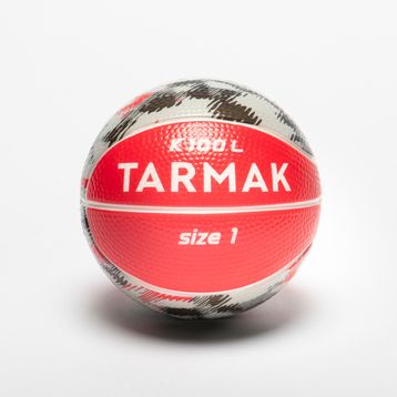 Decathlon Tarmak K100 Sünger 1 Numara Kırmızı Gri Çocuk Basketbol Topu