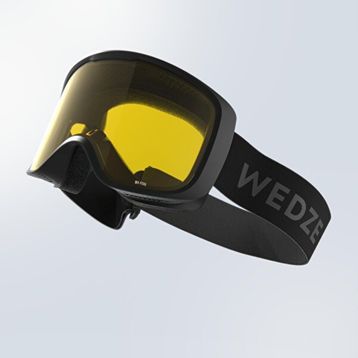 Decathlon Wedze G100 S1 Siyah Yetişkin Kayak Snowboard Maskesi