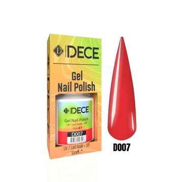 Dece D007 Kırmızı 10 ml Kalıcı Oje