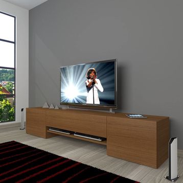 Decoraktiv 1E1 Mdf Naturel Ceviz Tv Ünitesi Tv Sehpası
