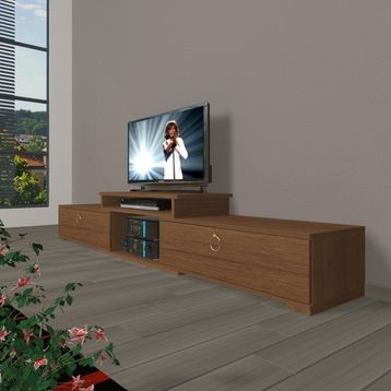 Decoraktiv 1E1 Mdf Naturel Ceviz Tv Ünitesi Tv Sehpası