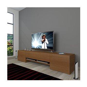 Decoraktiv 1E1 Mdf Naturel Ceviz Tv Ünitesi Tv Sehpası