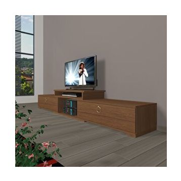 Decoraktiv 1E1 Mdf Naturel Ceviz Tv Ünitesi Tv Sehpası