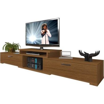 Decoraktiv 1E1 Naturel Ceviz Slm Tv Ünitesi Tv Sehpası