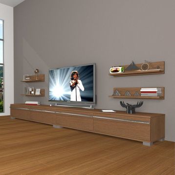 Decoraktiv Eko 360R Mdf Naturel Ceviz Tv Ünitesi