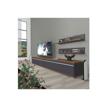 Decoraktiv Eko 4 Mdf Ceviz Beyaz Std Tv Ünitesi