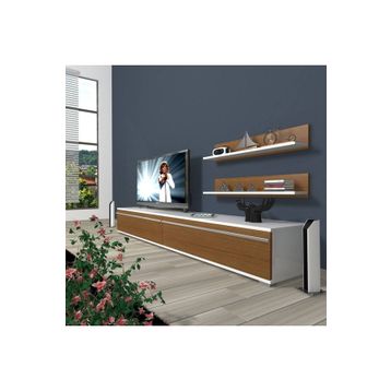 Decoraktiv Eko 4 Mdf Ceviz Beyaz Std Tv Ünitesi