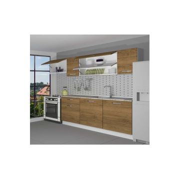 Decoraktiv Ekol 240 Naturel Pera Hazır Mutfak Dolabı