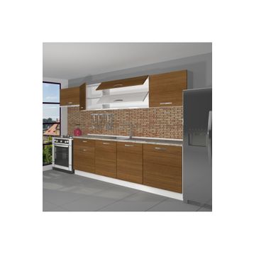 Decoraktiv Ekol 280 Naturel Ceviz Hazır Mutfak Dolabı