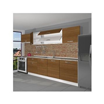 Decoraktiv Ekol 280 Naturel Ceviz Hazır Mutfak Dolabı