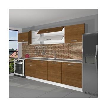 Decoraktiv Ekol 280 Naturel Ceviz Hazır Mutfak Dolabı