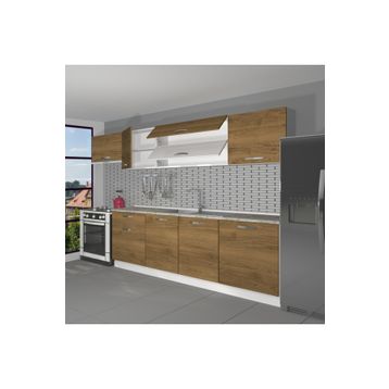 Decoraktiv Ekol 280 Naturel Pera Hazır Mutfak Dolabı