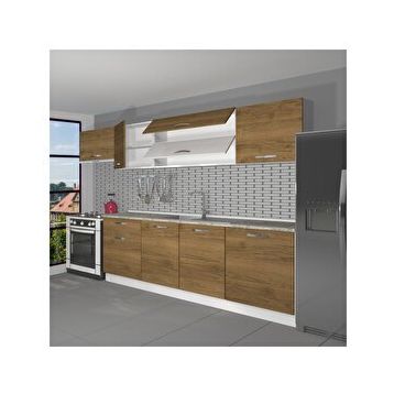 Decoraktiv Ekol 280 Naturel Pera Hazır Mutfak Dolabı