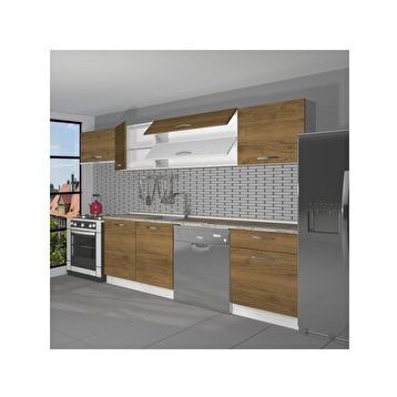 Decoraktiv Elite 280 Y Naturel Pera Hazır Mutfak Dolabı