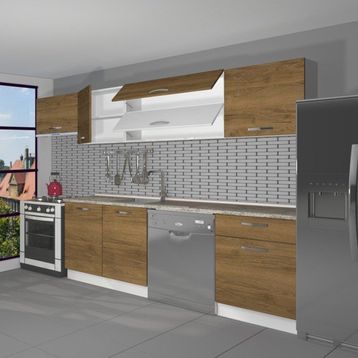 Decoraktiv Elite 280 Y Naturel Pera Hazır Mutfak Dolabı