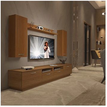 Decoraktiv Trendstyle 5220d Slm Naturel Ceviz Tv Ünitesi