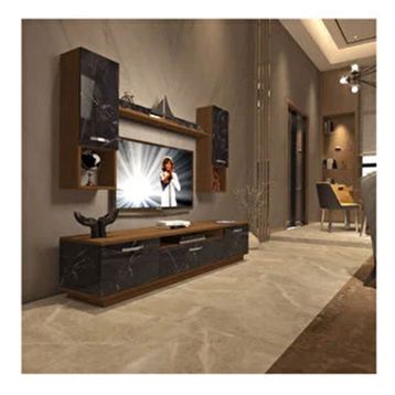 Decoraktiv Trendstyle 5220das Pera Siyah Mdf Tv Ünitesi Tv Sehpası