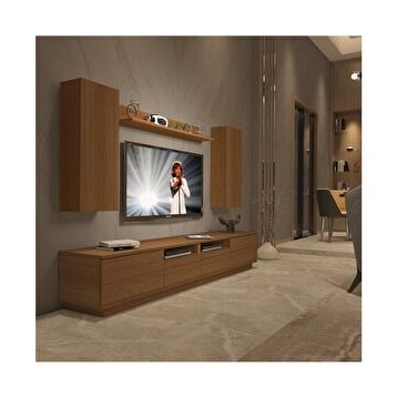 Decoraktiv Trendstyle 5220ds Naturel Ceviz Slm Tv Ünitesi Tv Sehpası