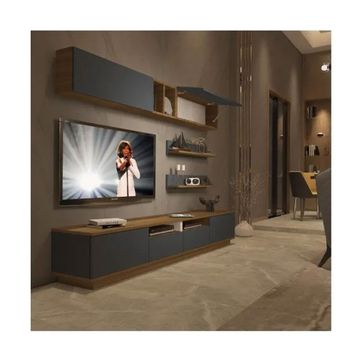 Decoraktiv Trendstyle 5220s Pera Antrasit Mdf Tv Ünitesi Tv Sehpası