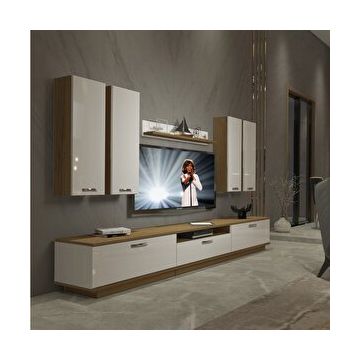 Decoraktiv Trendstyle 8d Pera Beyaz Mdf Tv Ünitesi Tv Sehpası