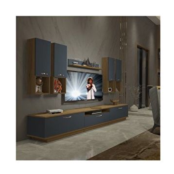 Decoraktiv Trendstyle 8da Pera Antrasit Mdf Tv Ünitesi Tv Sehpası