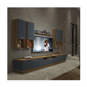 Decoraktiv Trendstyle 8das Pera Antrasit Mdf Tv Ünitesi Tv Sehpası