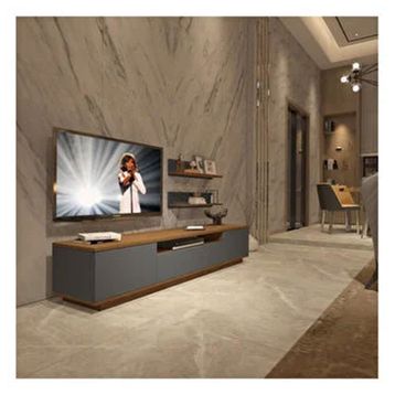 Decoraktiv Trendstyle Ceviz Antrasit 4s Mdf Tv Ünitesi Tv Sehpası