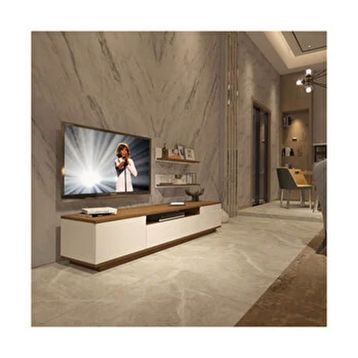 Decoraktiv Trendstyle Ceviz Beyaz 4s Mdf Tv Ünitesi Tv Sehpası