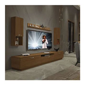 Decoraktiv Trendstyle Naturel Ceviz 270da Slm Tv Ünitesi Tv Sehpası
